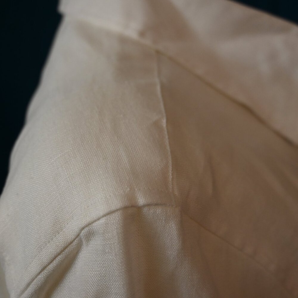 Talbots Linen Long Sleeve Blouse - Picture 4 of 8